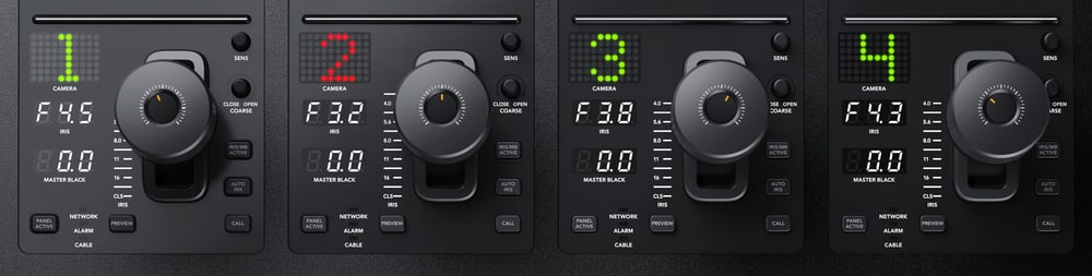 ATEM Camera Control Panel – Joystick pre clonu a master black