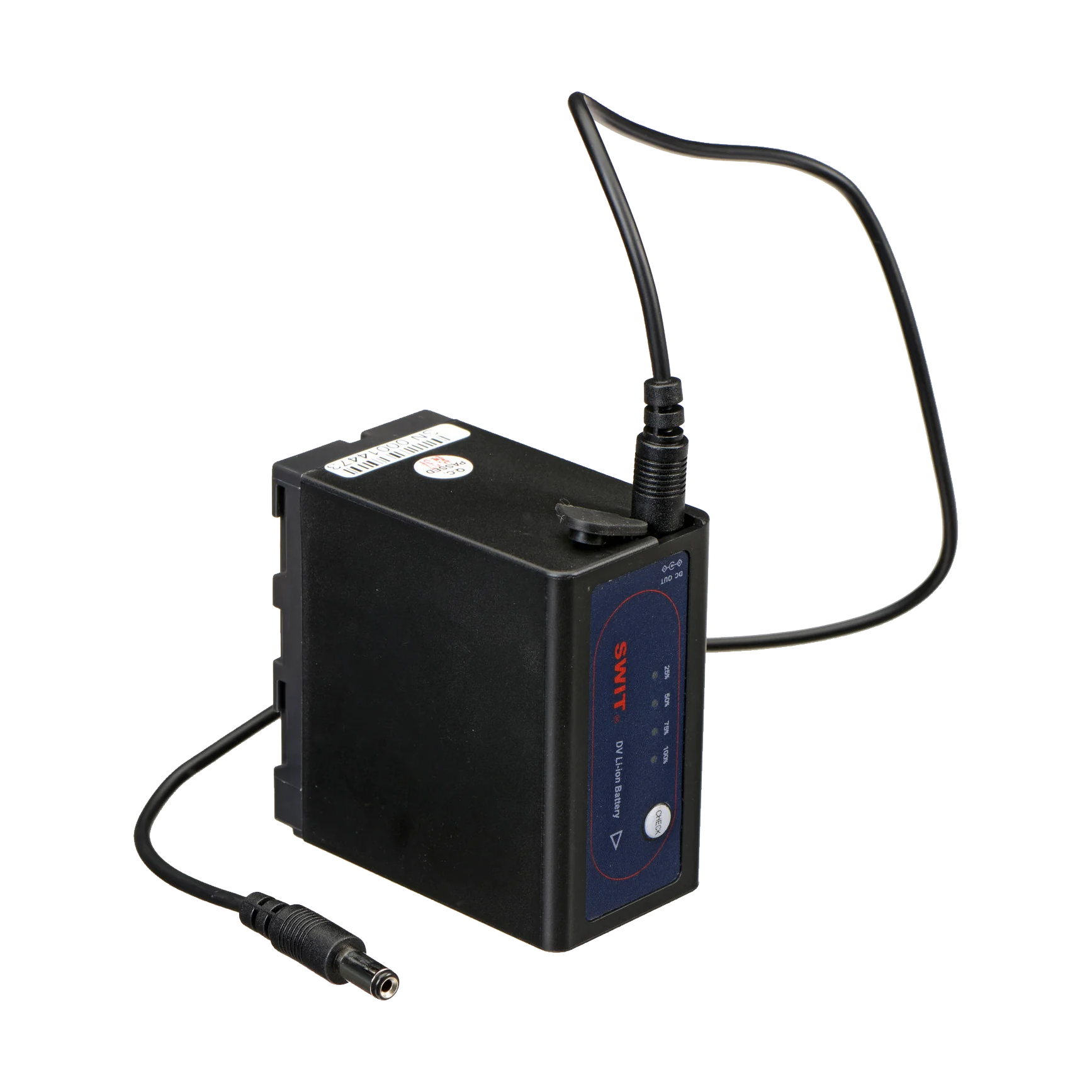 Teradek 11-0661: batéria NP-F s káblom barrel–barrel