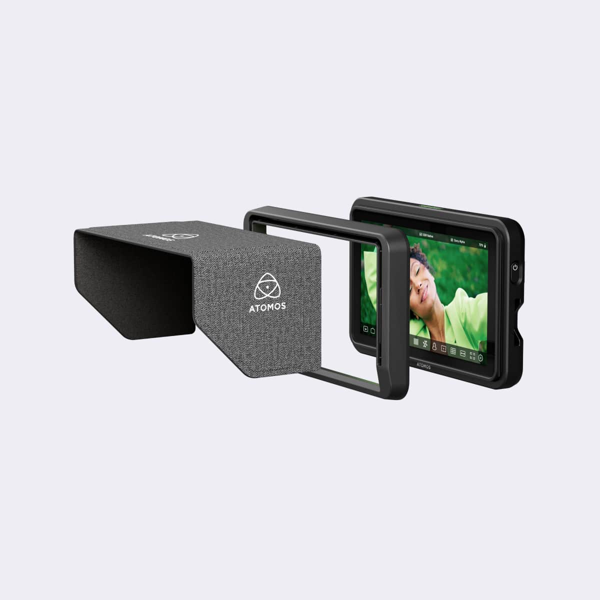 Nasadenie 5″ slnečnej clony Atomos bez náradia