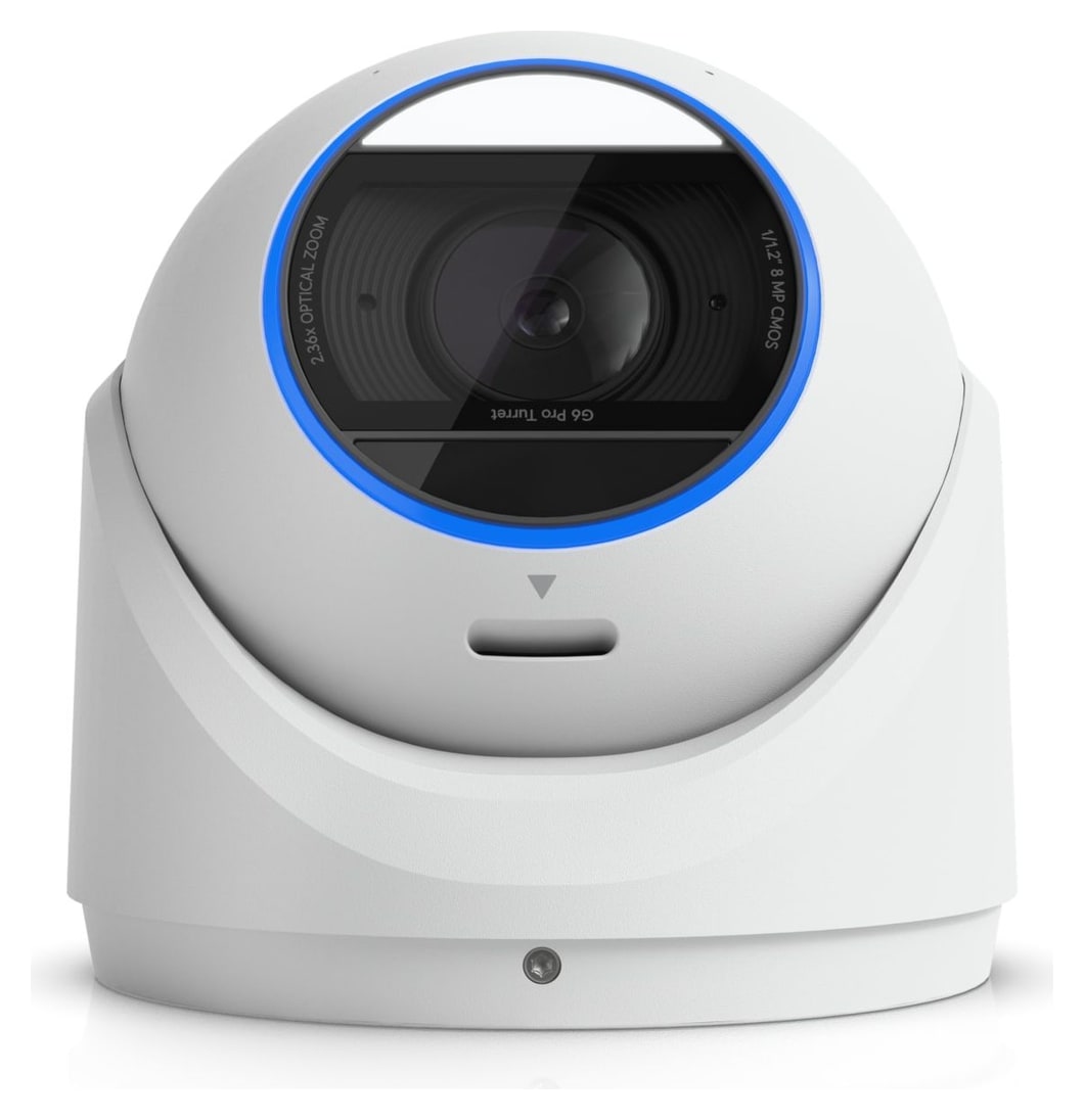 Ubiquiti UniFi Protect G6 Pro Turret, biela – Optický zoom 2,36×