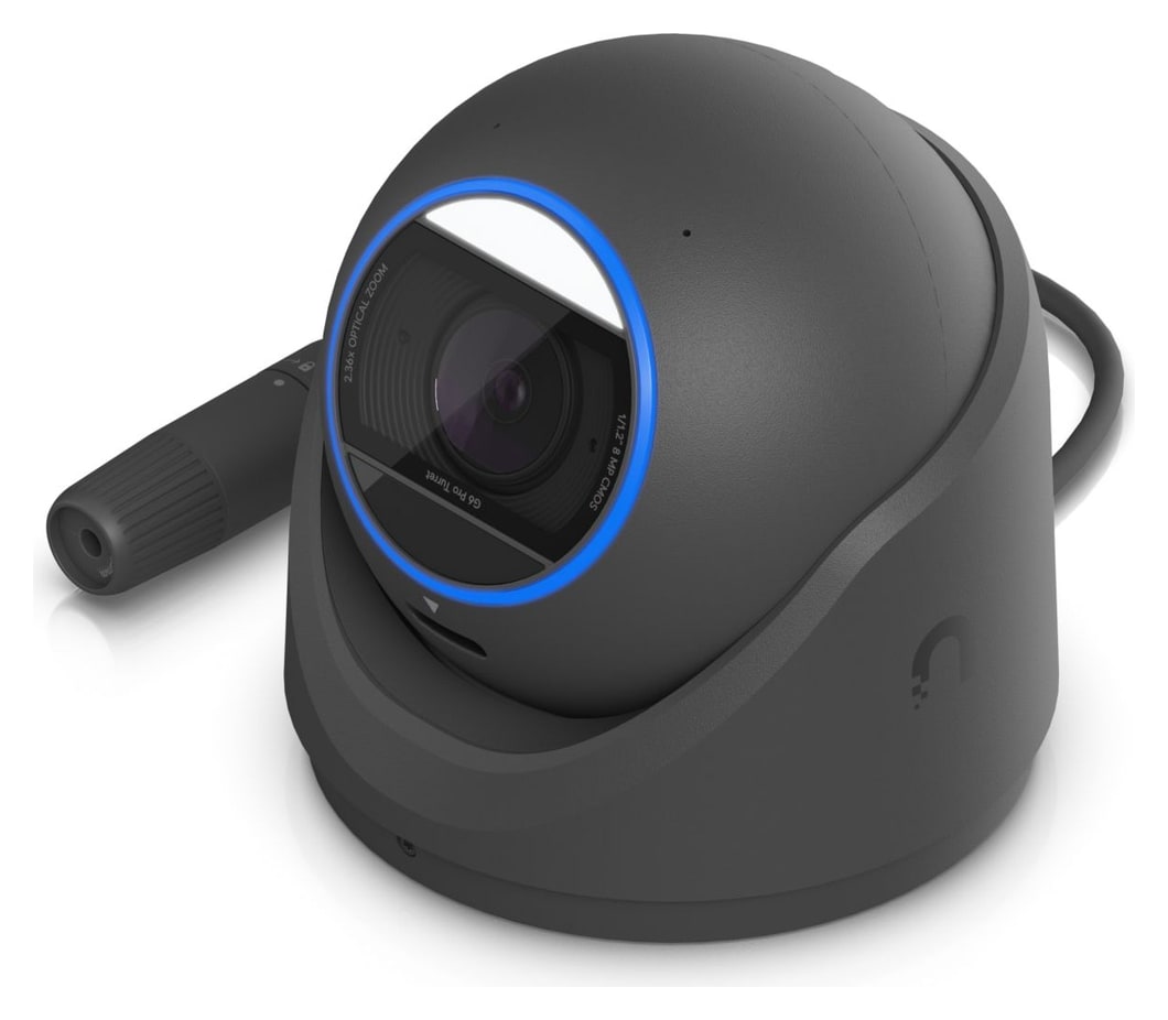 Ubiquiti UniFi Protect G6 Pro Turret, čierna – Odolná vonku za každého počasia