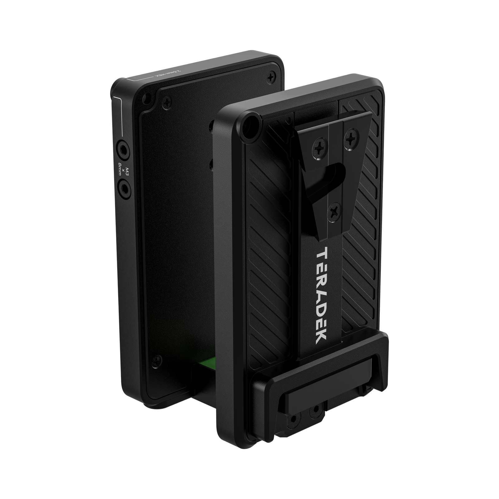Zadná strana Teradek Bolt 7 Battery Cradle TX V-Mount so smart konektorom