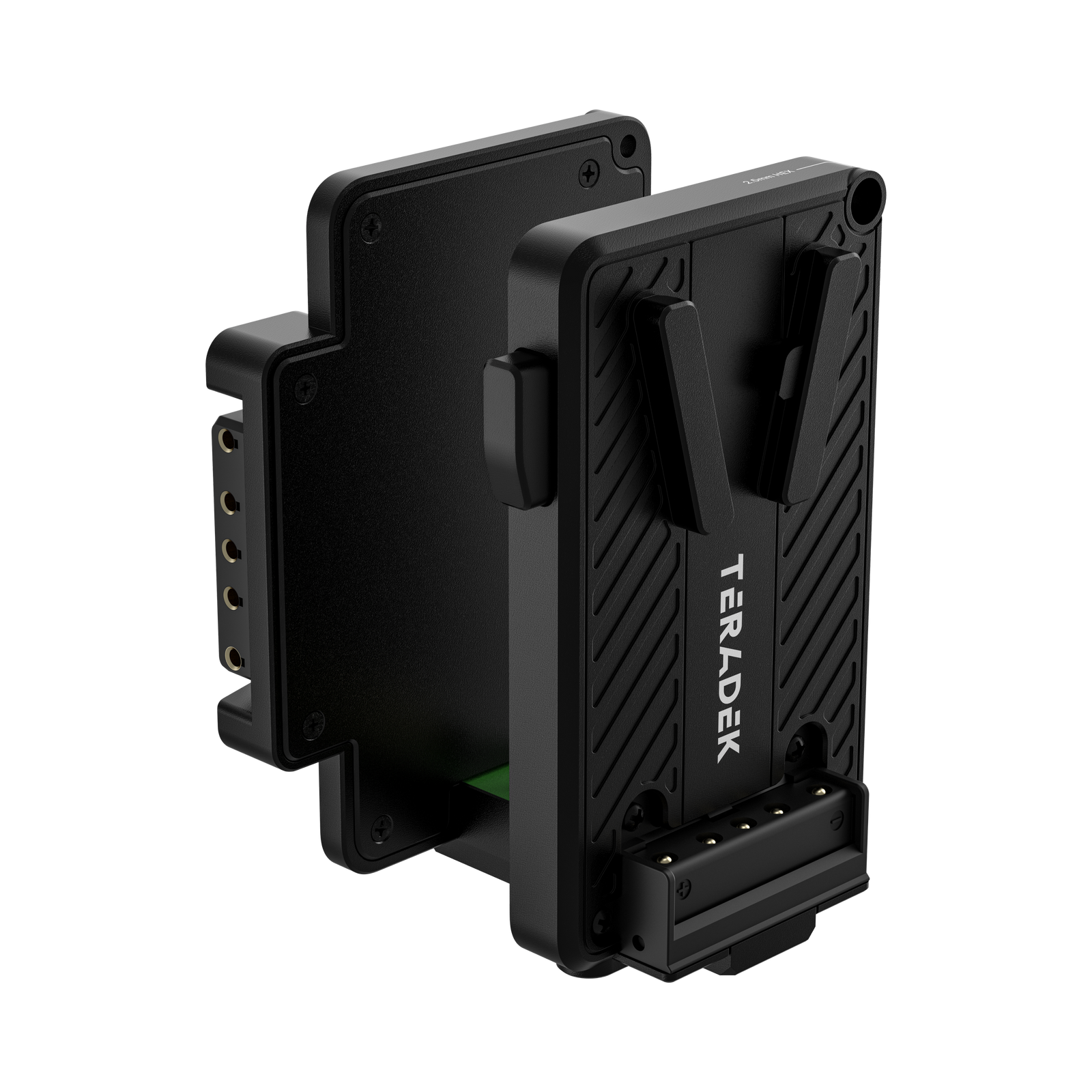 Zadná strana Teradek Bolt 7 Battery Cradle RX V-Mount so smart konektorom