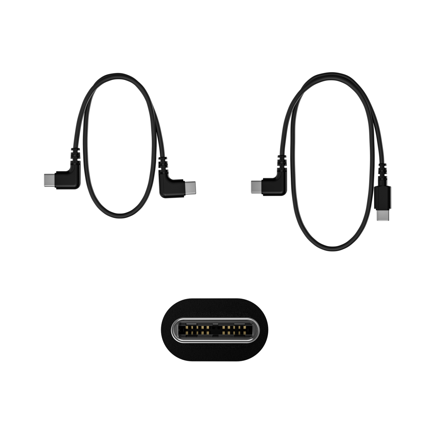 Teradek Bolt Mobile RX 1500 USB-C cables, 30 and 45 cm