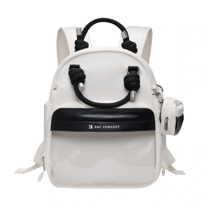 K&F Concept B20 fotografický batoh, krémový s čiernymi detailmi