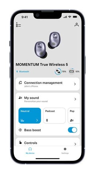 Sennheiser MOMENTUM True Wireless 5 Cream – Zvuk podľa vášho sluchu