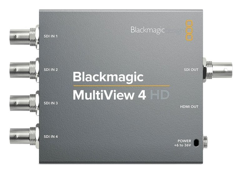 Blackmagic MultiView 4 HD – Malá krabička pre réžiu aj lokalitu