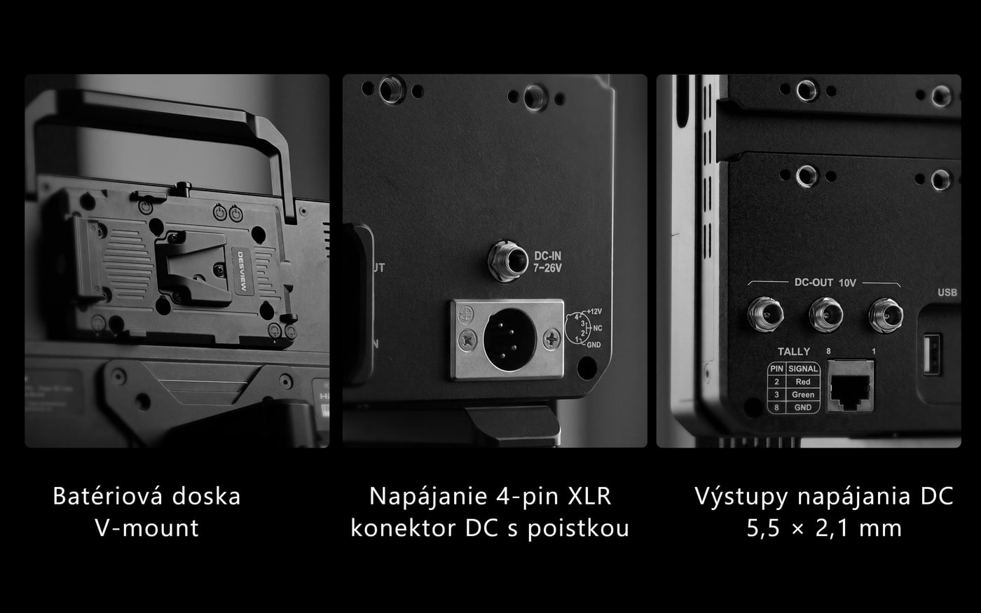 Desview Core OL14 Pro – Napájanie dnu aj von