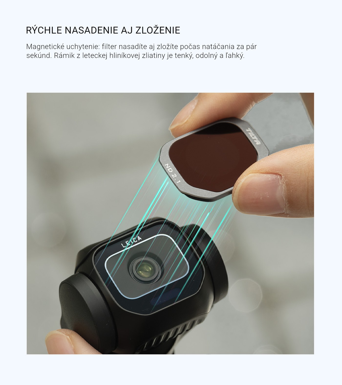 Magnetické nasadenie a zloženie