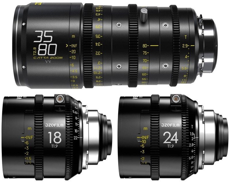 DZOFILM Education Set – vzdelávacia súprava Catta Ace 35–80 mm + Vespid Prime2 18/24 mm, metrická