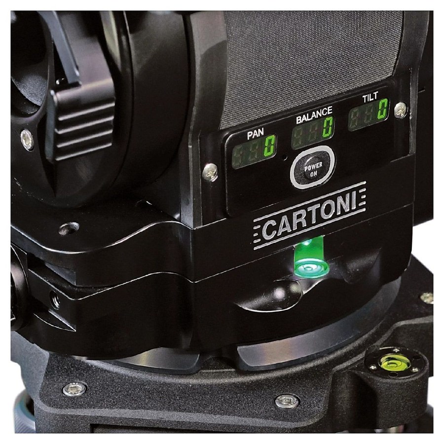 Cartoni Master 40 – Digitálne ukazovatele a vodováha