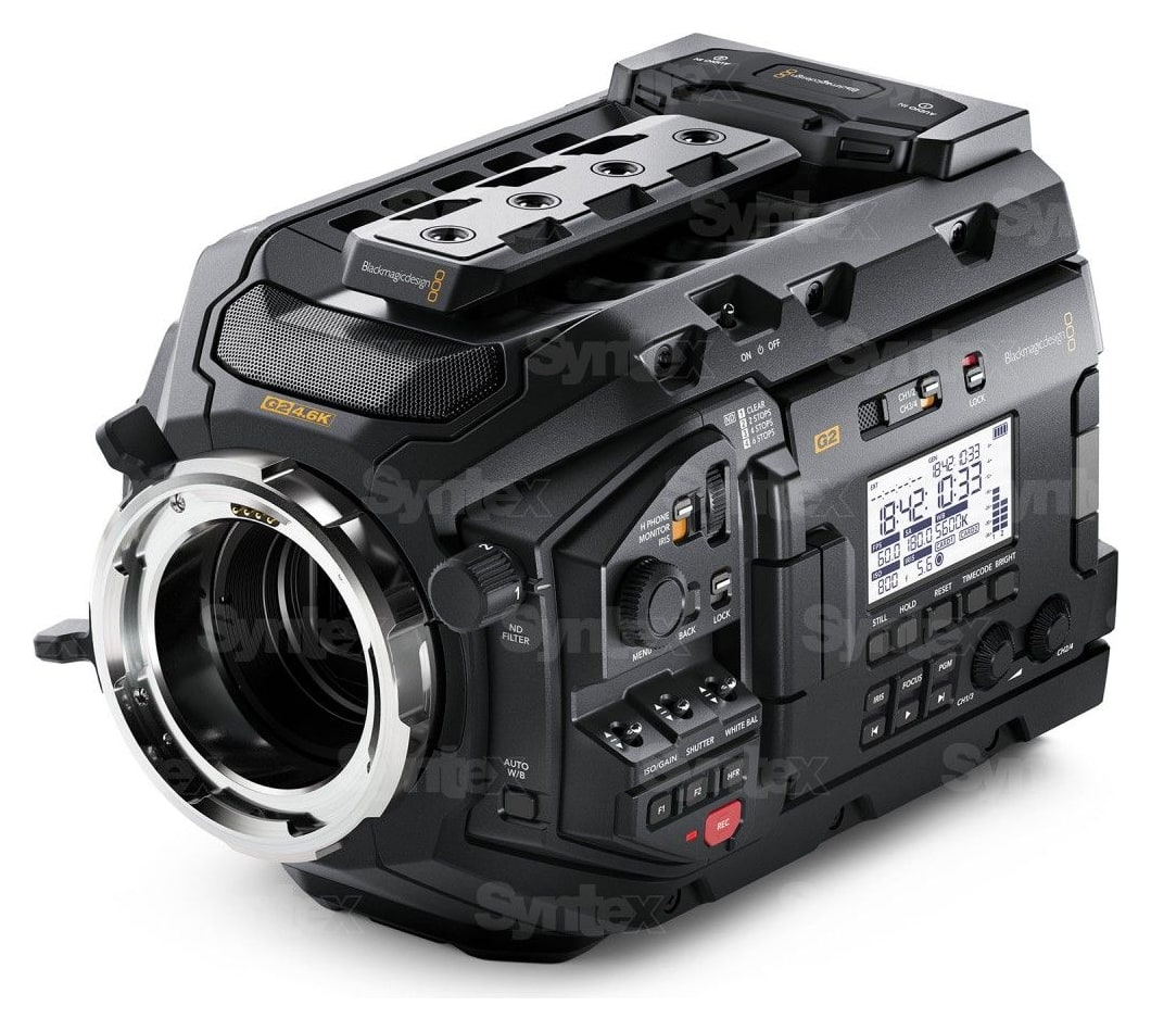 Blackmagic URSA Mini Pro 4.6K G2 – Vymeniteľný bajonet EF, PL, B4 a F