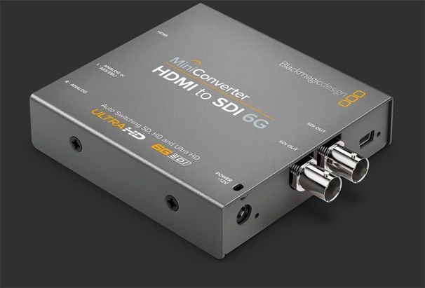 Mini Converter HDMI to SDI 6G – Video a zvuk v jednom signáli SDI