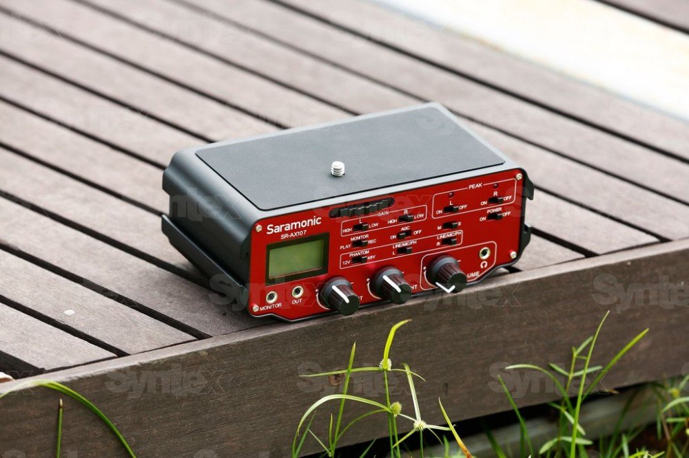 Saramonic SR-AX107 – Meranie a odposluch