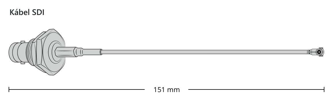 DeckLink Micro SDI Cable – Rozmery