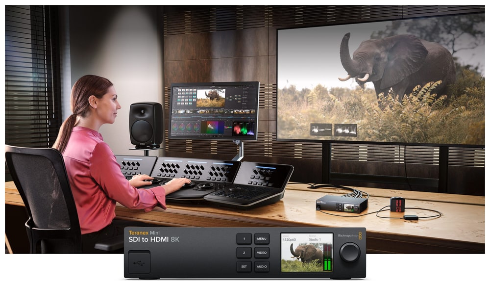 Teranex Mini SDI to HDMI 8K HDR – Pre grading, živé produkcie aj veľké obrazovky