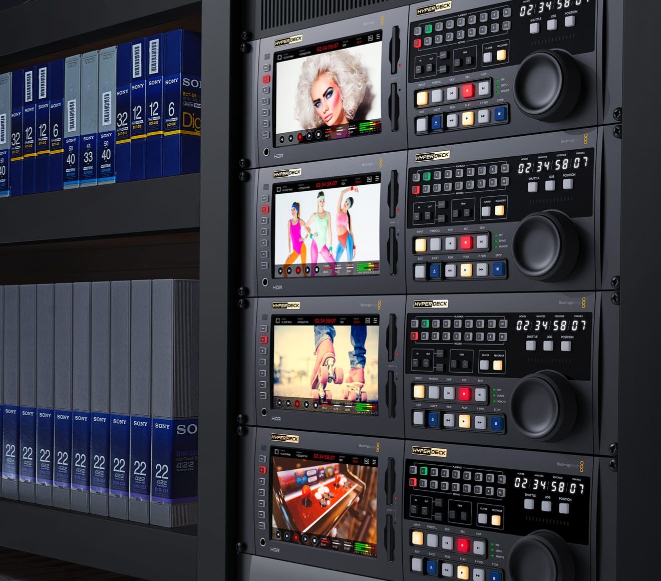 HyperDeck Extreme Control – Archivácia starších relácií