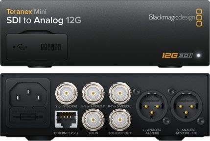 Teranex Mini SDI to Analog 12G – Tri analógové výstupné režimy