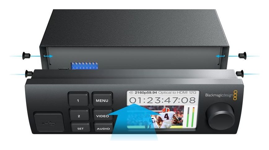 Teranex Mini Optical to HDMI 12G – Teranex Mini Smart Panel
