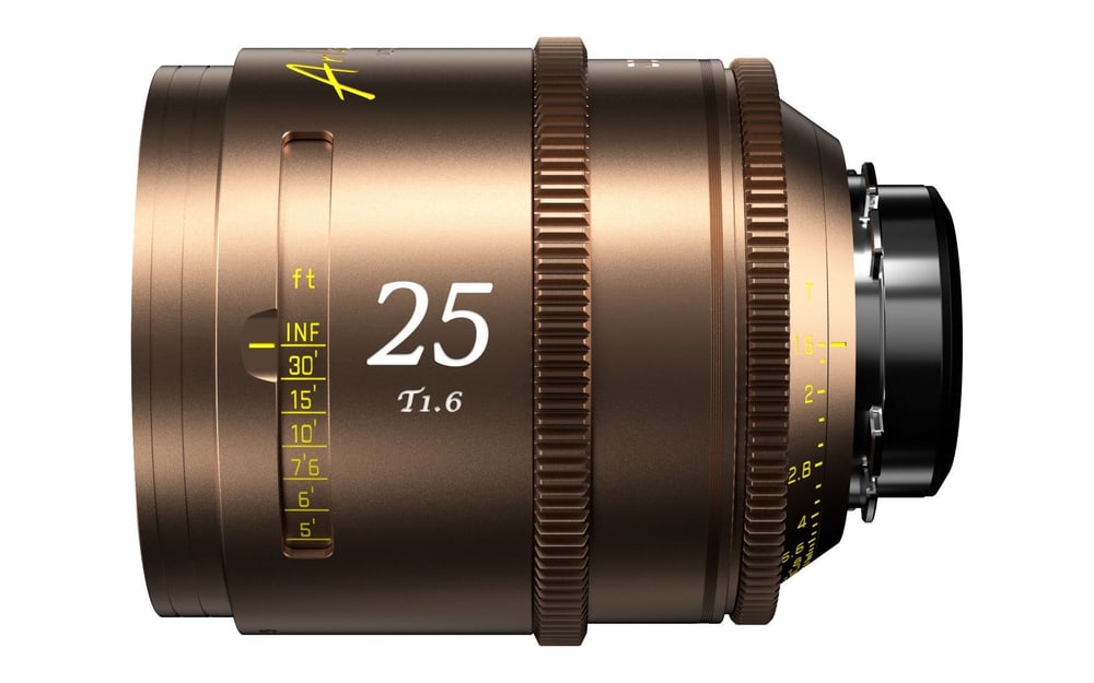 25 mm T1,6 pre Full Frame a Vista Vision