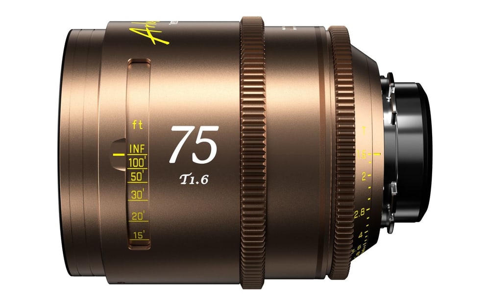 75 mm T1,6 pre Full Frame a Vista Vision