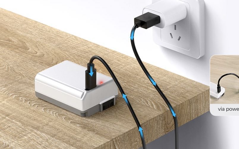 Nabíjanie cez USB-C
