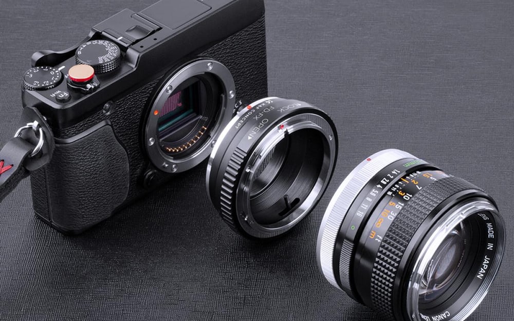 Objektívy Canon FD na fotoaparátoch Fujifilm X