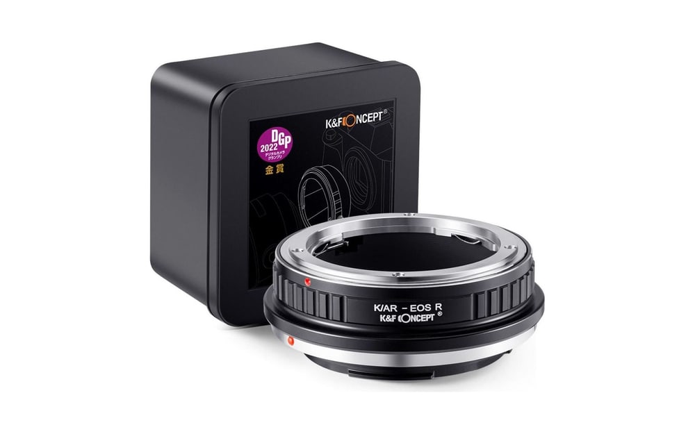 Objektívy Konica AR na fotoaparátoch Canon EOS R