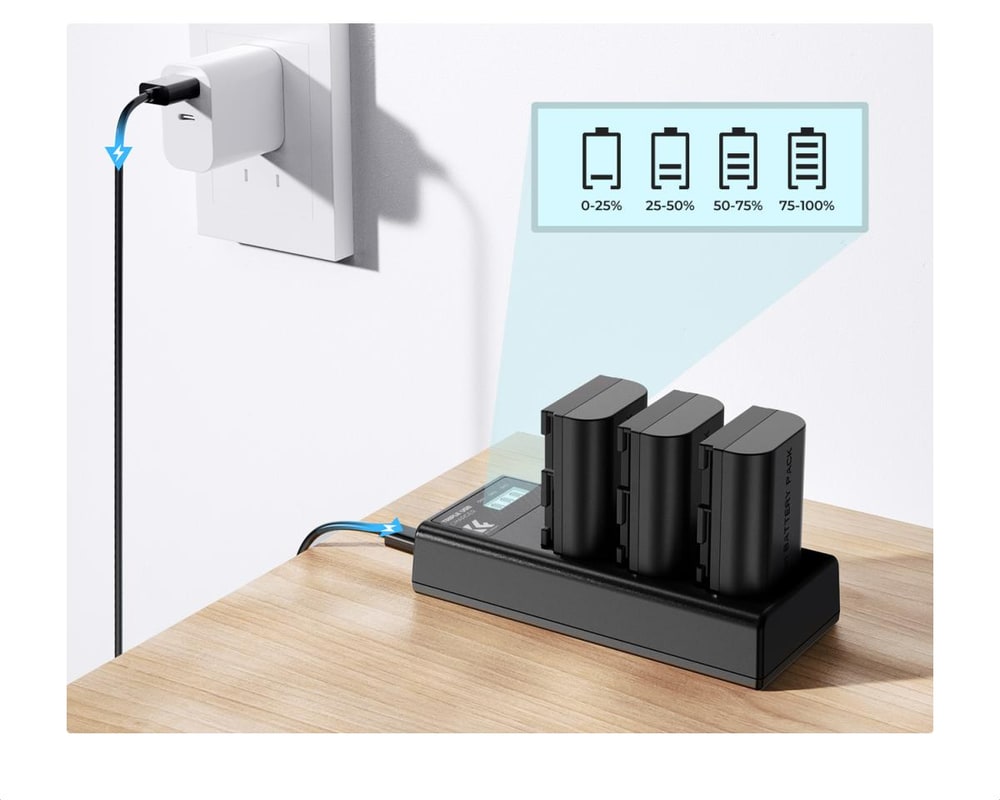 Tri batérie po 2250 mAh