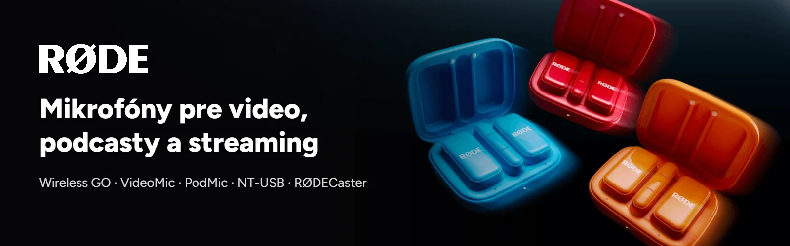 RØDE – mikrofóny pre video, podcasty a streaming