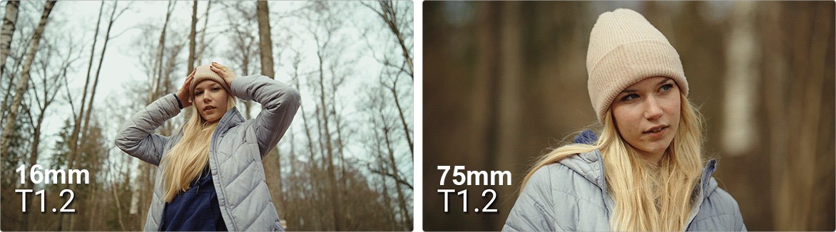 Sirui Nightwalker 16 mm T1,2 S35 manuálny cine objektív (L-Mount, čierny) – 16 a 75 mm dopĺňajú rad