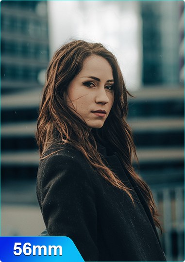 Sirui Sniper 56mm F1,2 APS-C AF objektív, Fuji X, strieborný – Ekvivalent 85 mm na plnom formáte