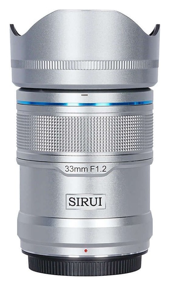 Sirui Sniper 33mm F1,2 APS-C AF objektív, Fuji X, strieborný