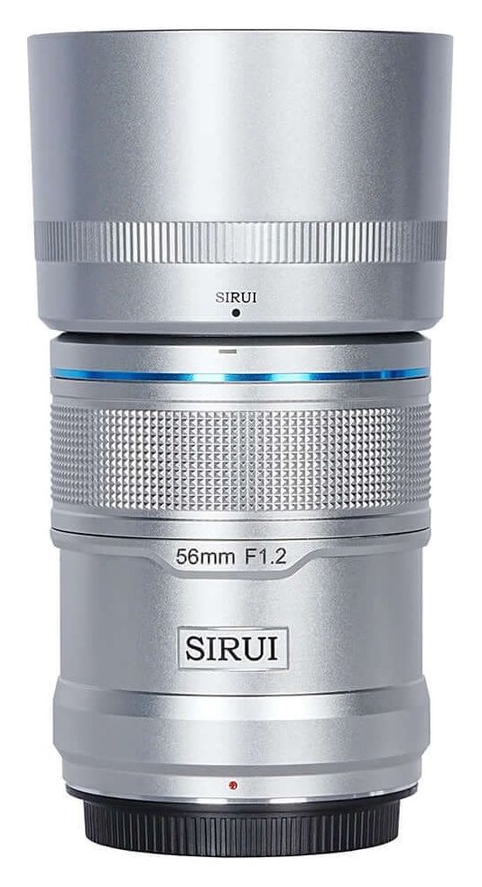 Sirui Sniper 56mm F1,2 APS-C AF objektív, Fuji X, strieborný