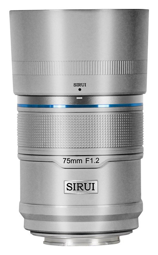 Sirui Sniper 75mm F1,2 APS-C AF objektív, Sony E, strieborný