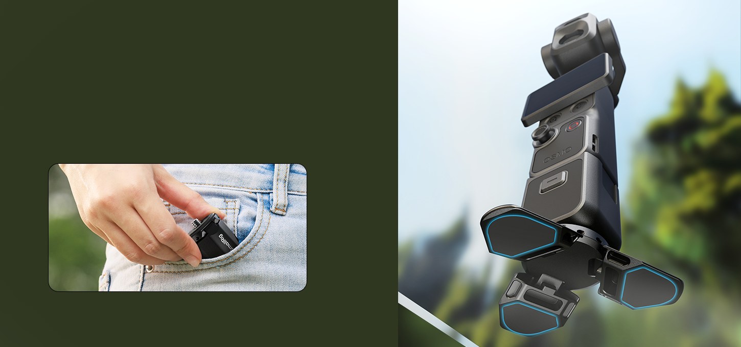 Mini statív pre DJI Osmo Pocket a Luna – 5