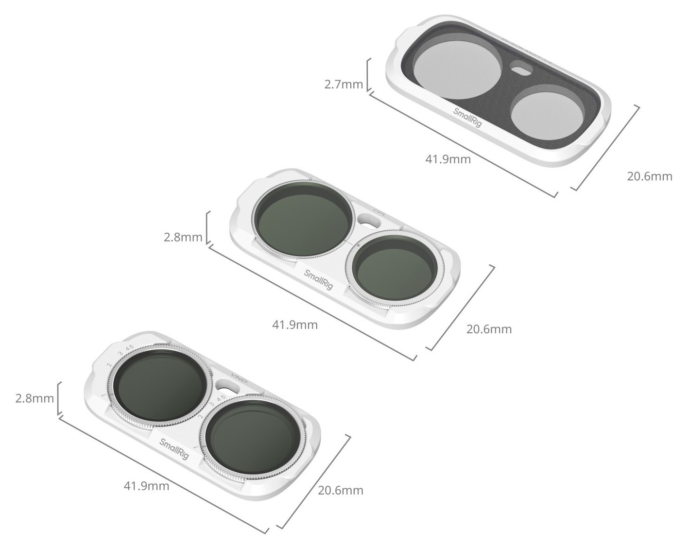 Tri magnetické filtre pre Insta360 Luna Ultra