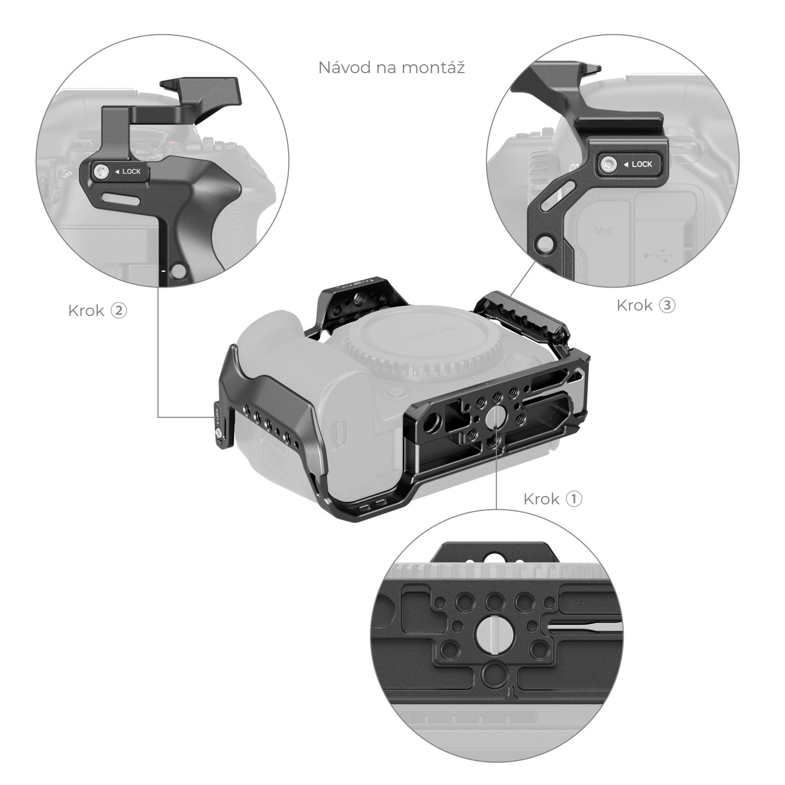 SmallRig Klietka pre Canon EOS R5 Mark II 4978B