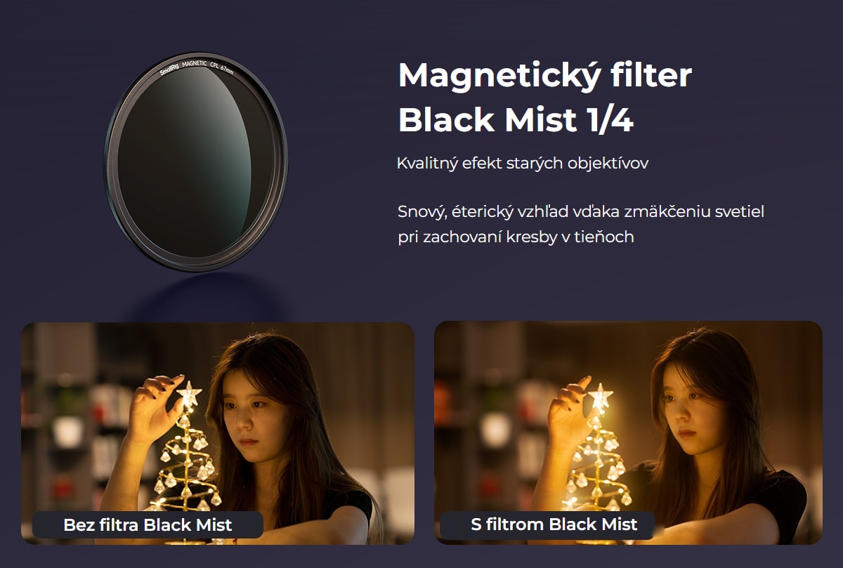 SmallRig 4727 Attachable CPL Filter with M-mount Filter Adapter 67mm