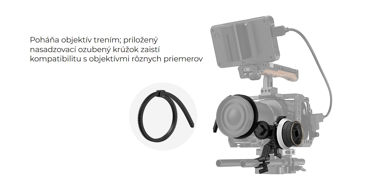 SmallRig mini Follow Focus F40 3010C