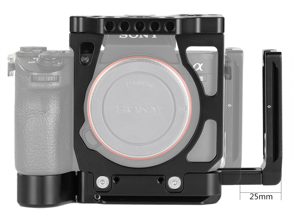 Polovičná klietka s držiakom Arca L-Bracket pre Sony A7III A7RIII