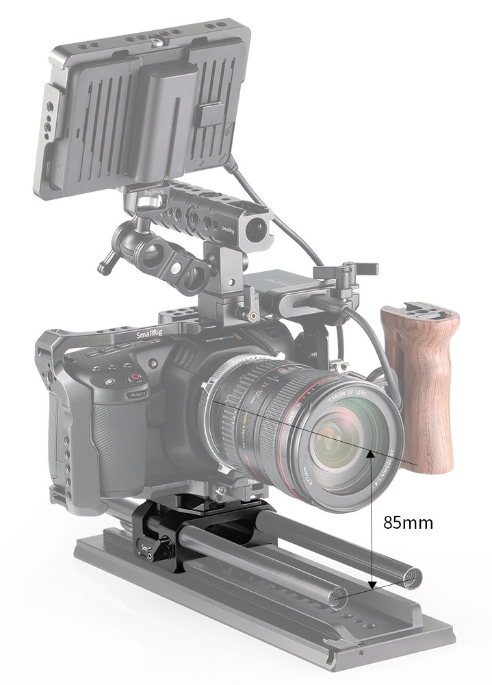 Základná doska pre BMPCC 4K (kompatibilná s Manfrotto 501PL) 2266