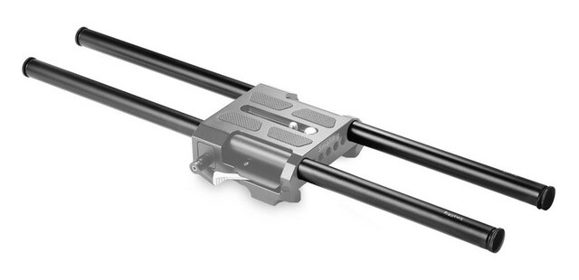 2ks 15mm čierna tyč z hliníkovej zliatiny (M12-40cm) 16 palcov