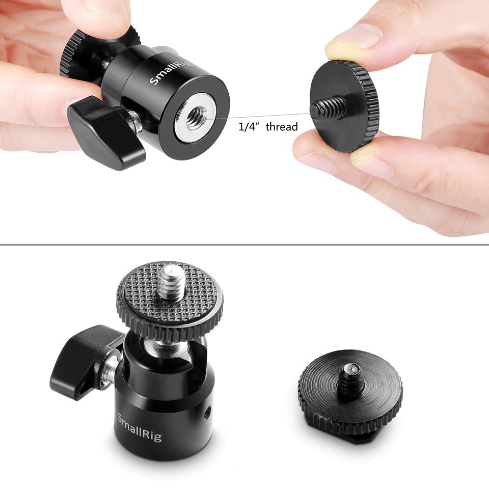 1/4″ držiak na fotoaparát s prídavnou 1/4″ skrutkou (balenie 2ks)