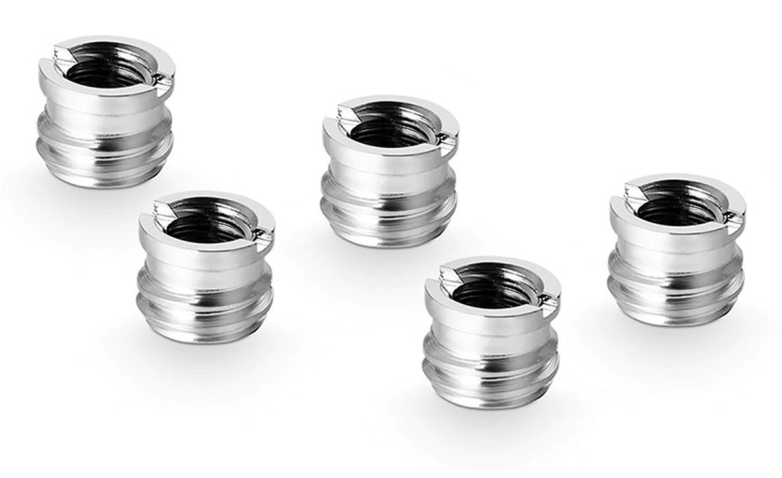 Závitový adaptér s 1/4″ na 3/8″ závit 5ks balenie