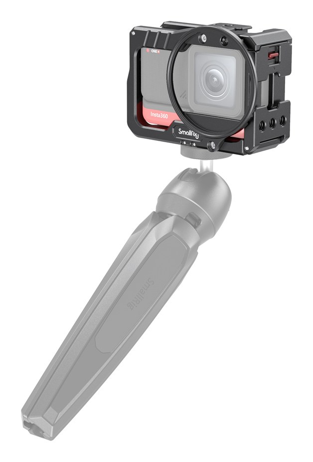 KLIETKA NA VLOGOVANIE A 52MM ADAPTÉR FILTRA PRE INSTA360 ONE R 4K EDITION