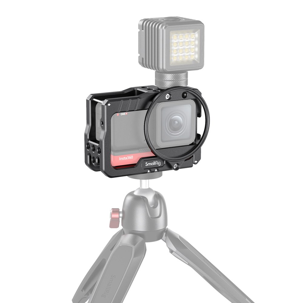 KLIETKA NA VLOGOVANIE A 52MM ADAPTÉR FILTRA PRE INSTA360 ONE R 4K EDITION
