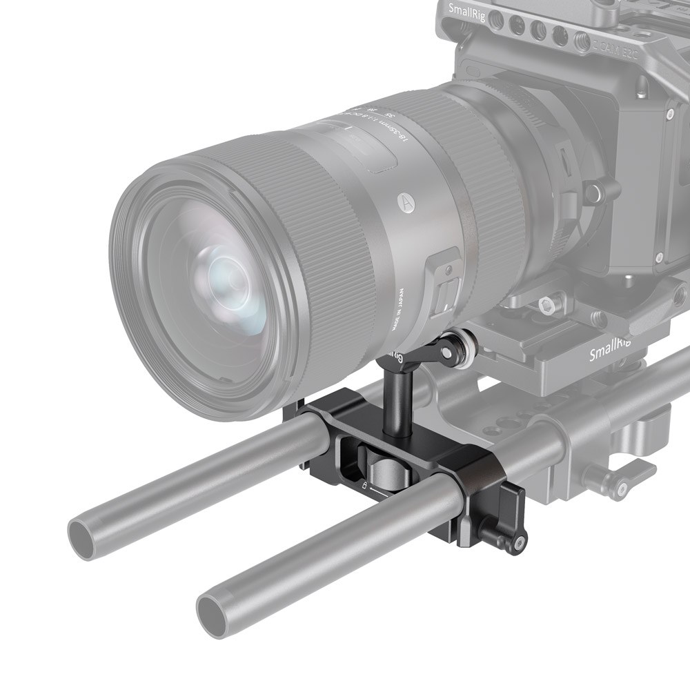 Universal 15mm tyčová podpera objektívu LWS