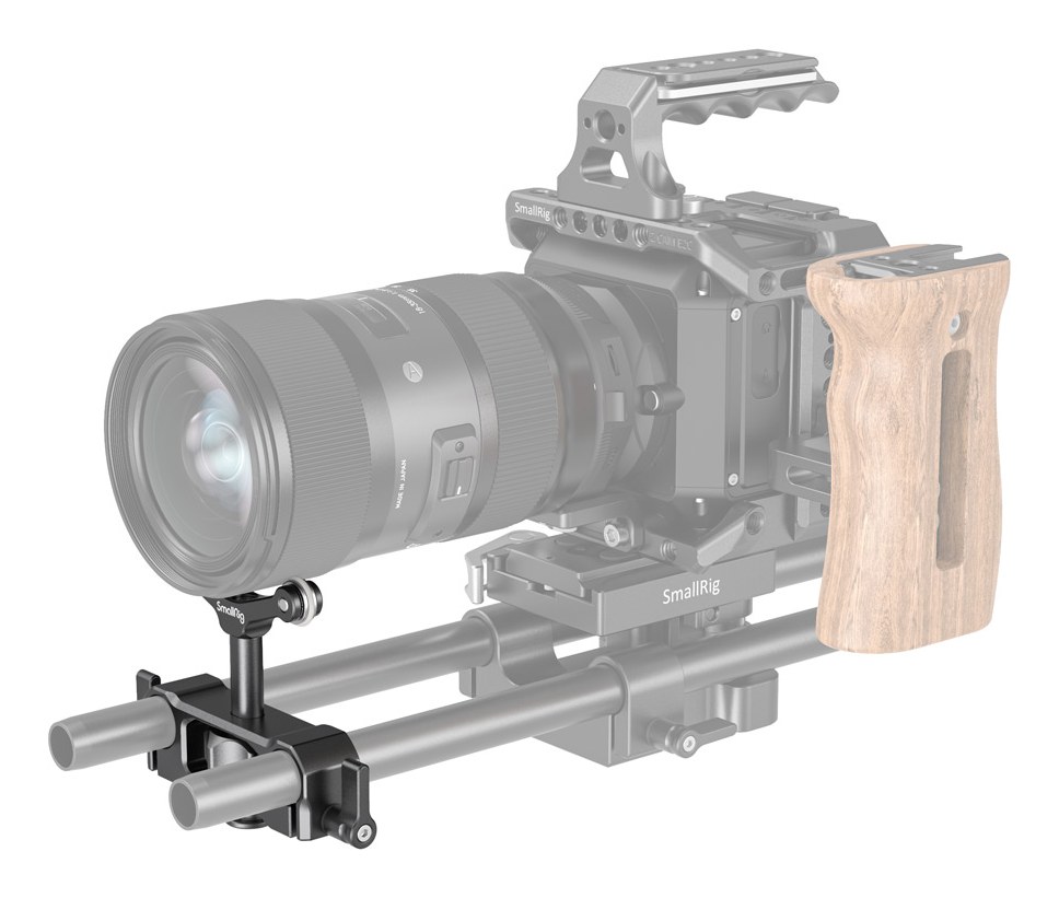 Universal 15mm tyčová podpera objektívu LWS