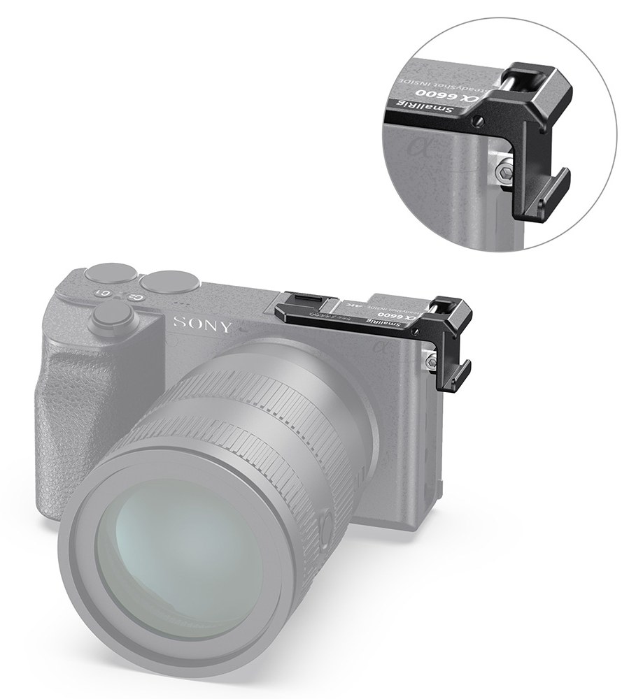 Ľavostranná premiestňovacia doska na päticu pre fotoaparát Sony a6600